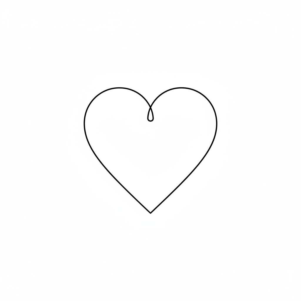 极简爱心图标