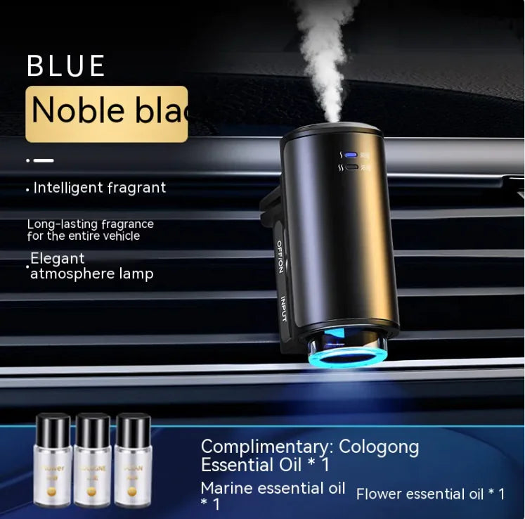 The "Constant Companion" Smart Car Aroma Diffuser - Obsidian Series
